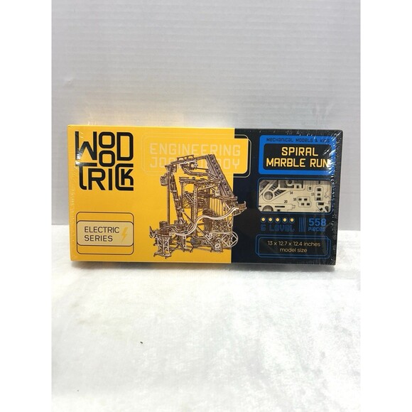 Wooden Marble Run Spiral Electric Motorized - Wooden 3D Puzzles for Adults an... - Picture 4 of 7